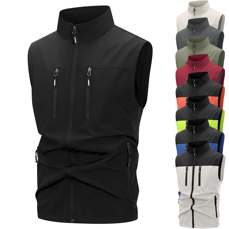 Winter Clothing Stores - Men's Lightweight Softshell Vest with Zipper