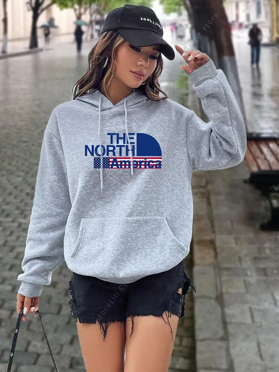 Winter Clothing Trends For Women - Womens Hoodies Graphic Letter Print Streetwear
