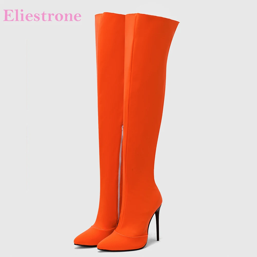 Winter Clothing Women'S - New Winter Glamour Orange Yellow Women