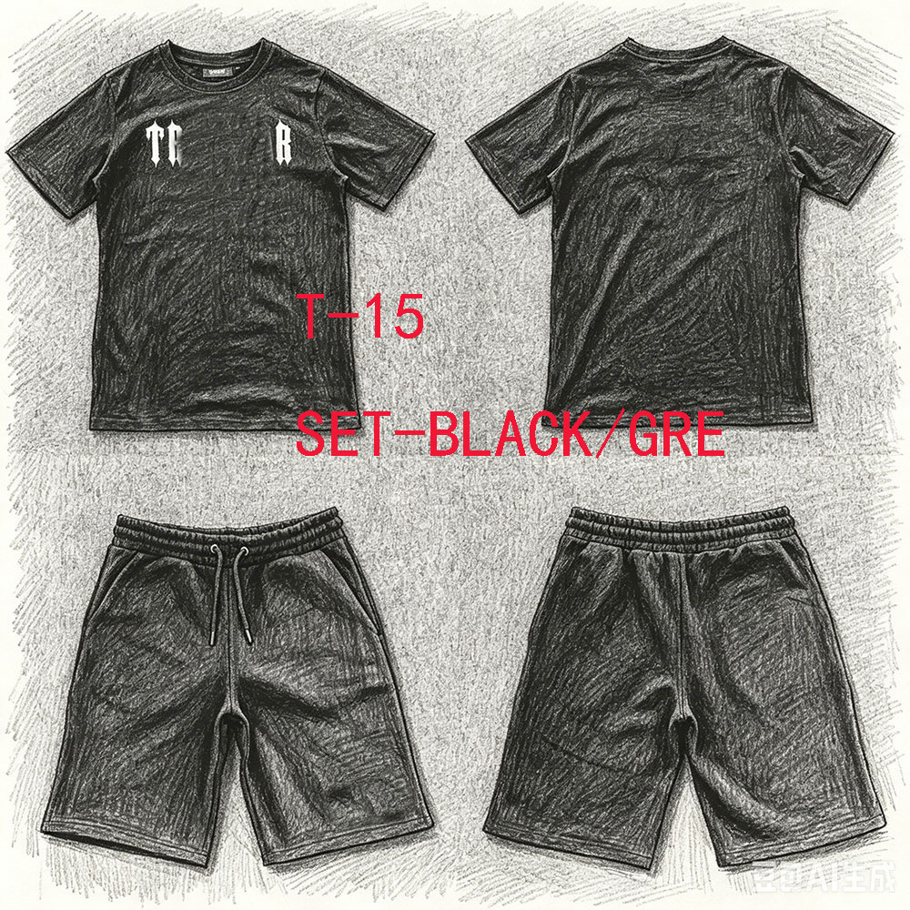 Winter Clothing Women'S - T-15 Short Set Tracksuit Trousers T-shirt