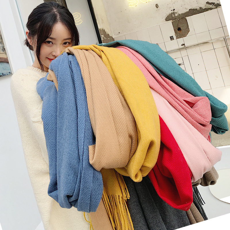 VISROVER New 20 Colors Woman W - Cashmere Scarf Wrap recension och pris