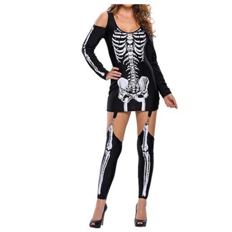 Witch Clothing Skeleton Zombie - Winter Clothing Women'S recension och pris