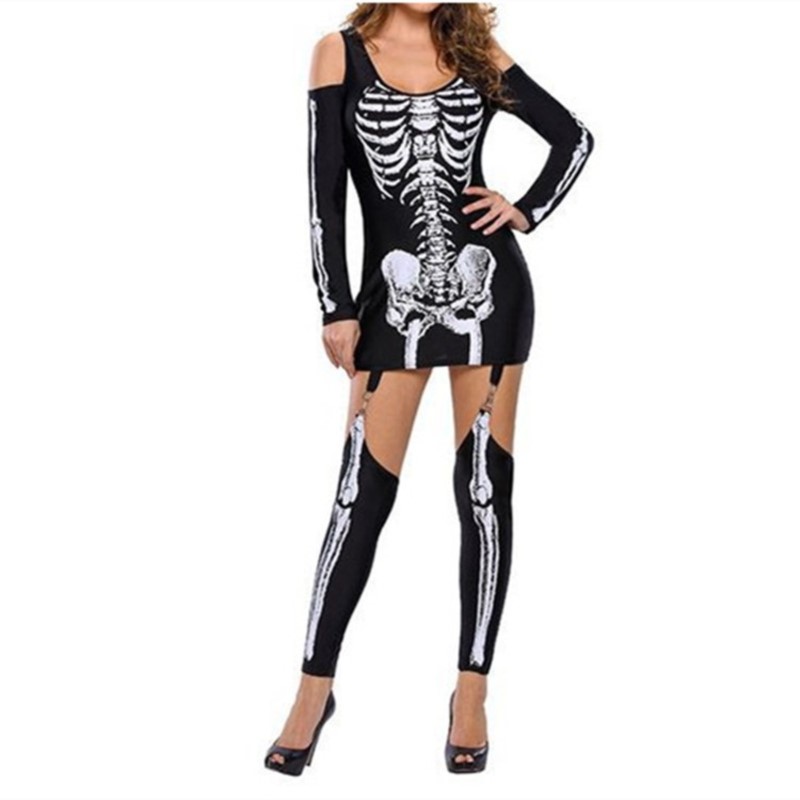 Witch Clothing Skeleton Zombie - Winter Clothing Women'S recension och pris
