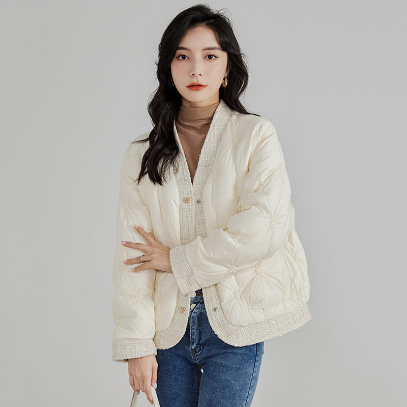 Autumn Winter Down Jacket V-Ne - Winter Clothing Trends For Women recension och pris