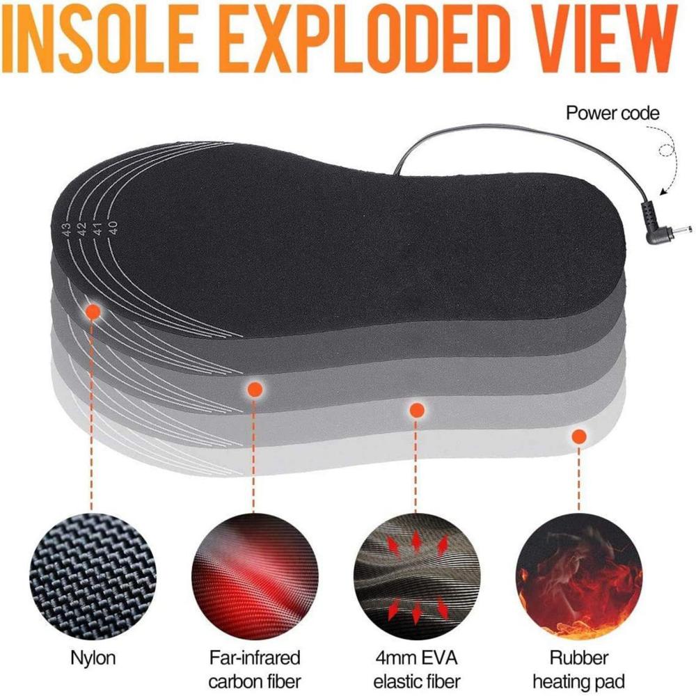 Tolex USB Rechargeable Heated  - Heated Insole Rechargeable recension och pris