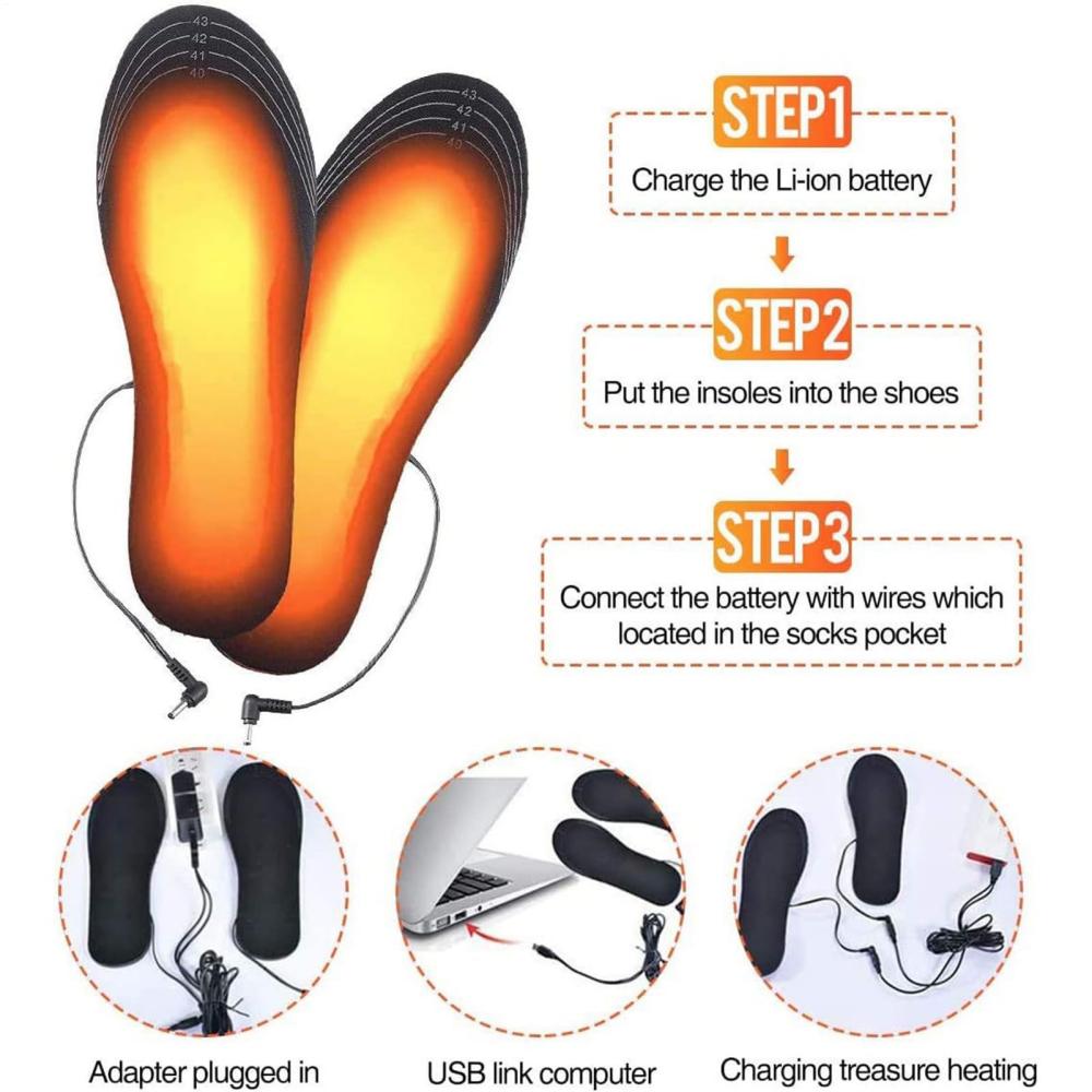 Tolex USB Rechargeable Heated  - Heated Insole Rechargeable recension och pris