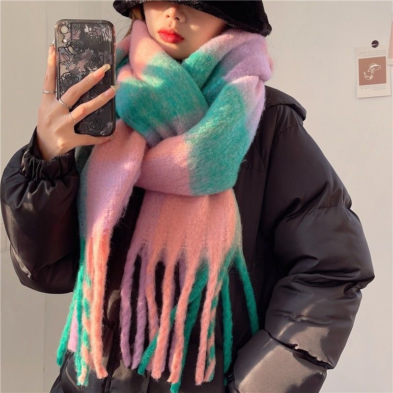 2025New Winter Thick Warm Scar - Cashmere Scarf Wrap recension och pris