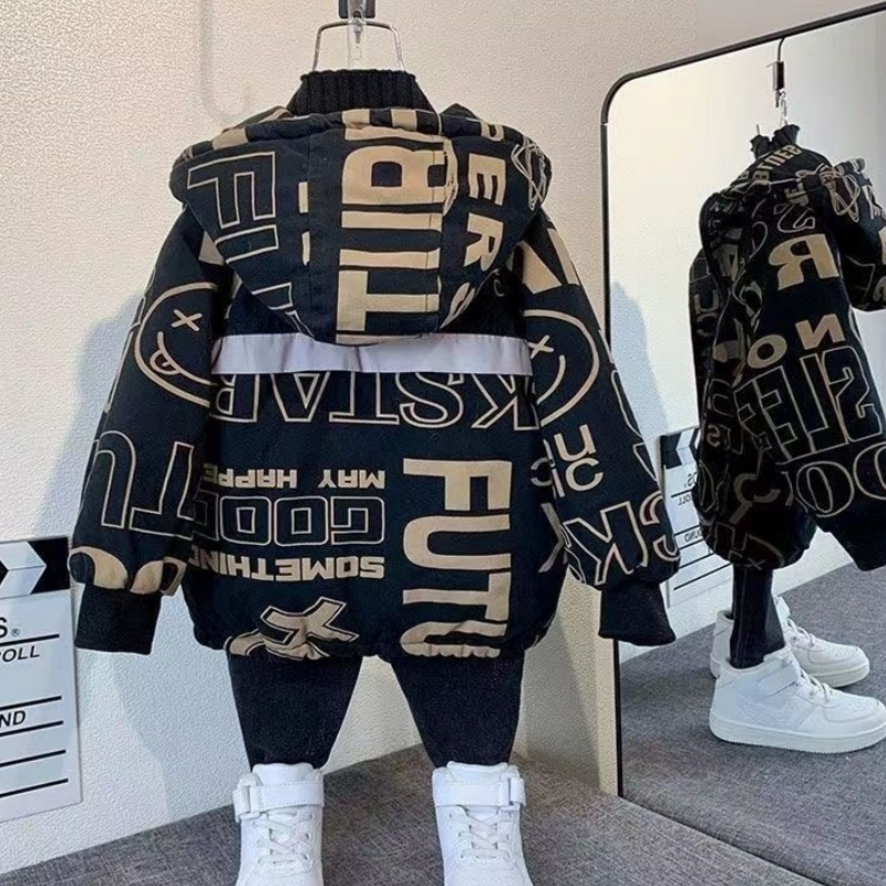 Boys Coat Jacket Overcoat Cott - Winter Clothing Drawing For Kids recension och pris
