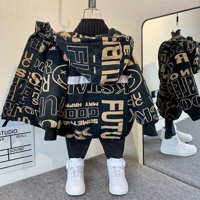 Boys Coat Jacket Overcoat Cott - Winter Clothing Drawing For Kids recension och pris