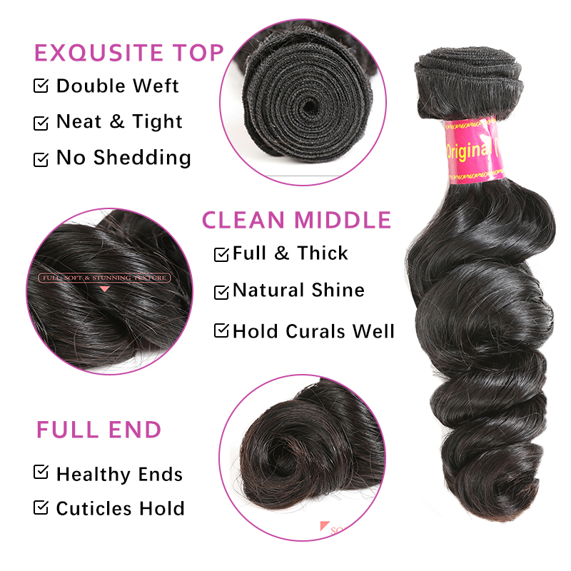 Ali Queen Hair 10A Grade Loose - Winter Clothing Bundle recension och pris