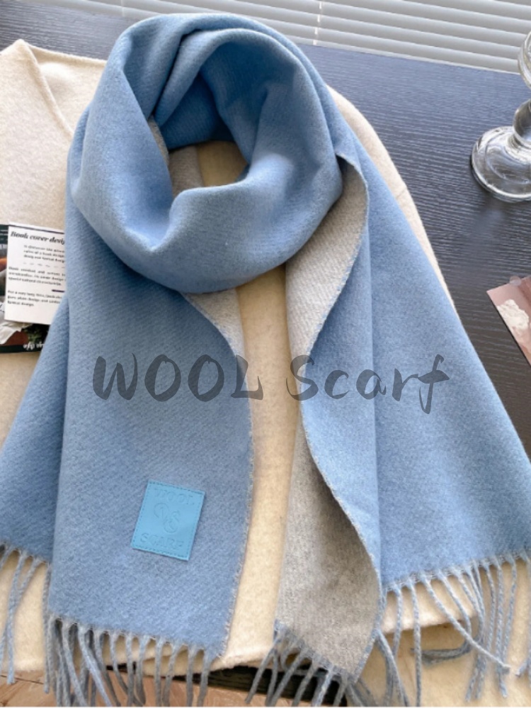 NEW Wool Winter Thick Warm Sca - Cashmere Scarf Wrap recension och pris