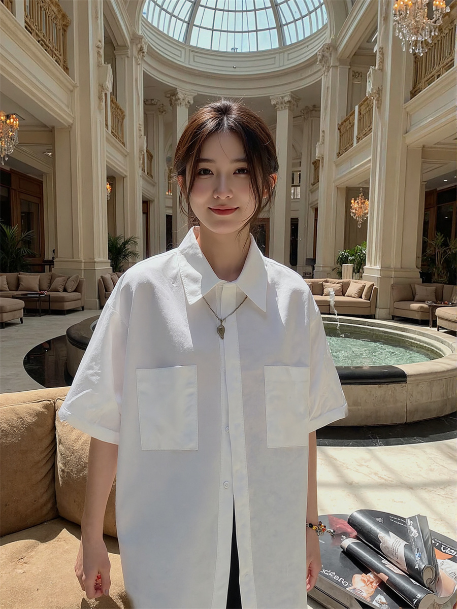 Short Sleeve Korean Style Shir - Winter Clothing Trends For Women recension och pris