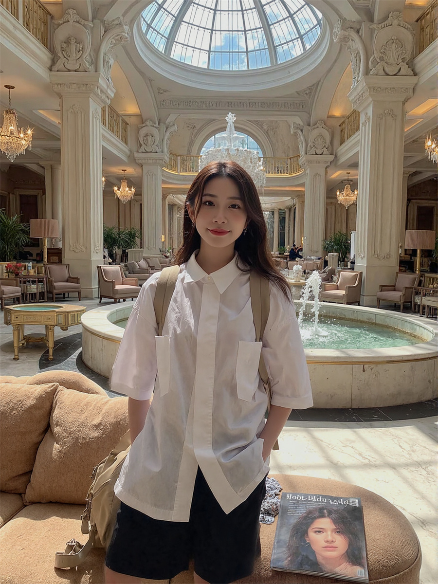 Short Sleeve Korean Style Shir - Winter Clothing Trends For Women recension och pris