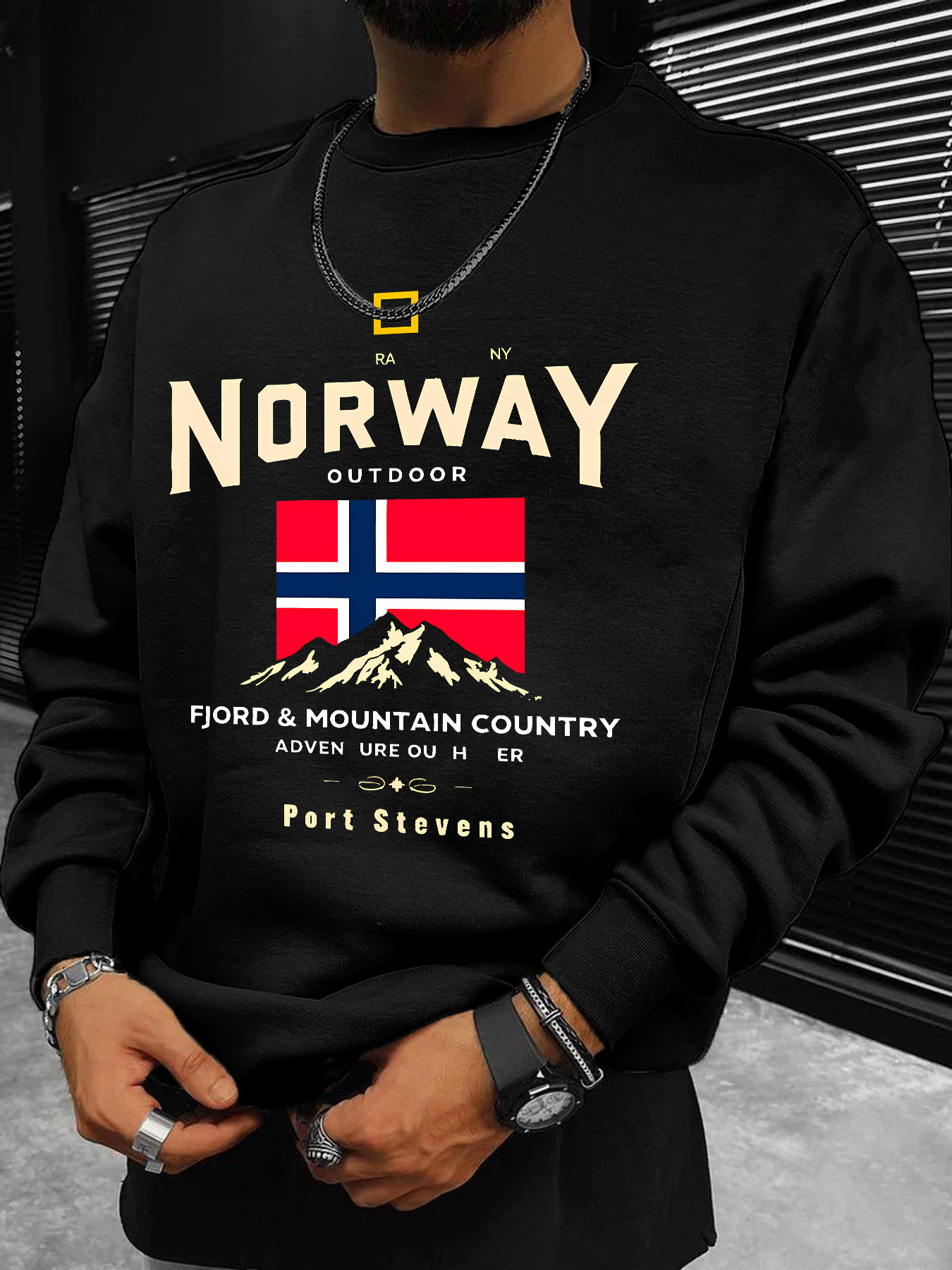 Men's Sweatshirt, Norwegian Fl - Winter Clothing Norway recension och pris