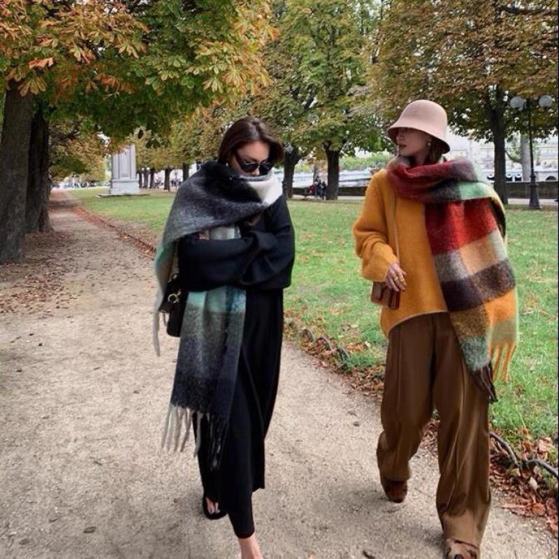 NEW Luxury Winter Thick Warm S - Cashmere Scarf Wrap recension och pris
