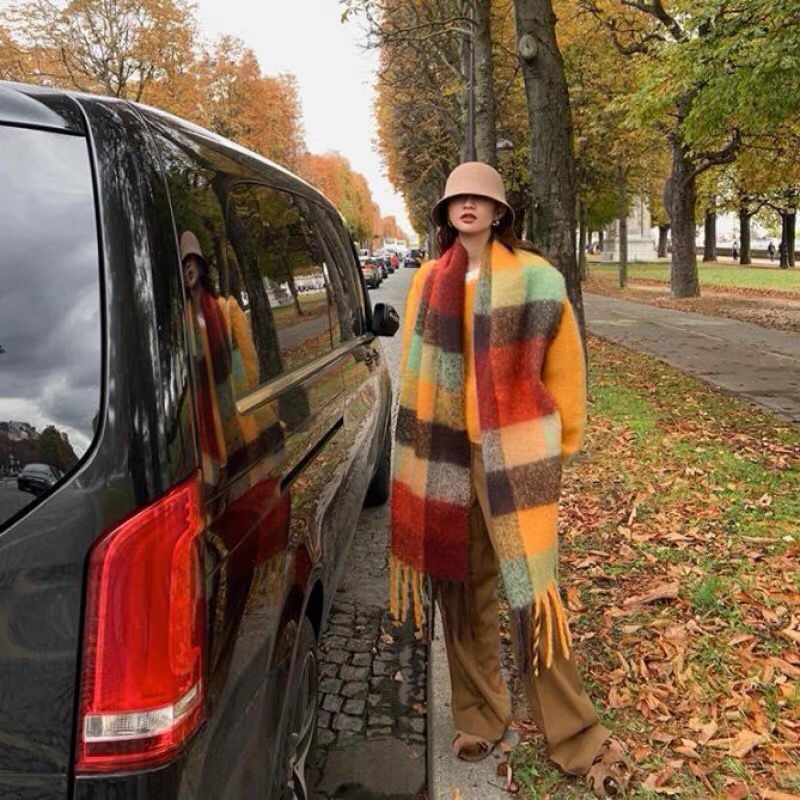 NEW Luxury Winter Thick Warm S - Cashmere Scarf Wrap recension och pris