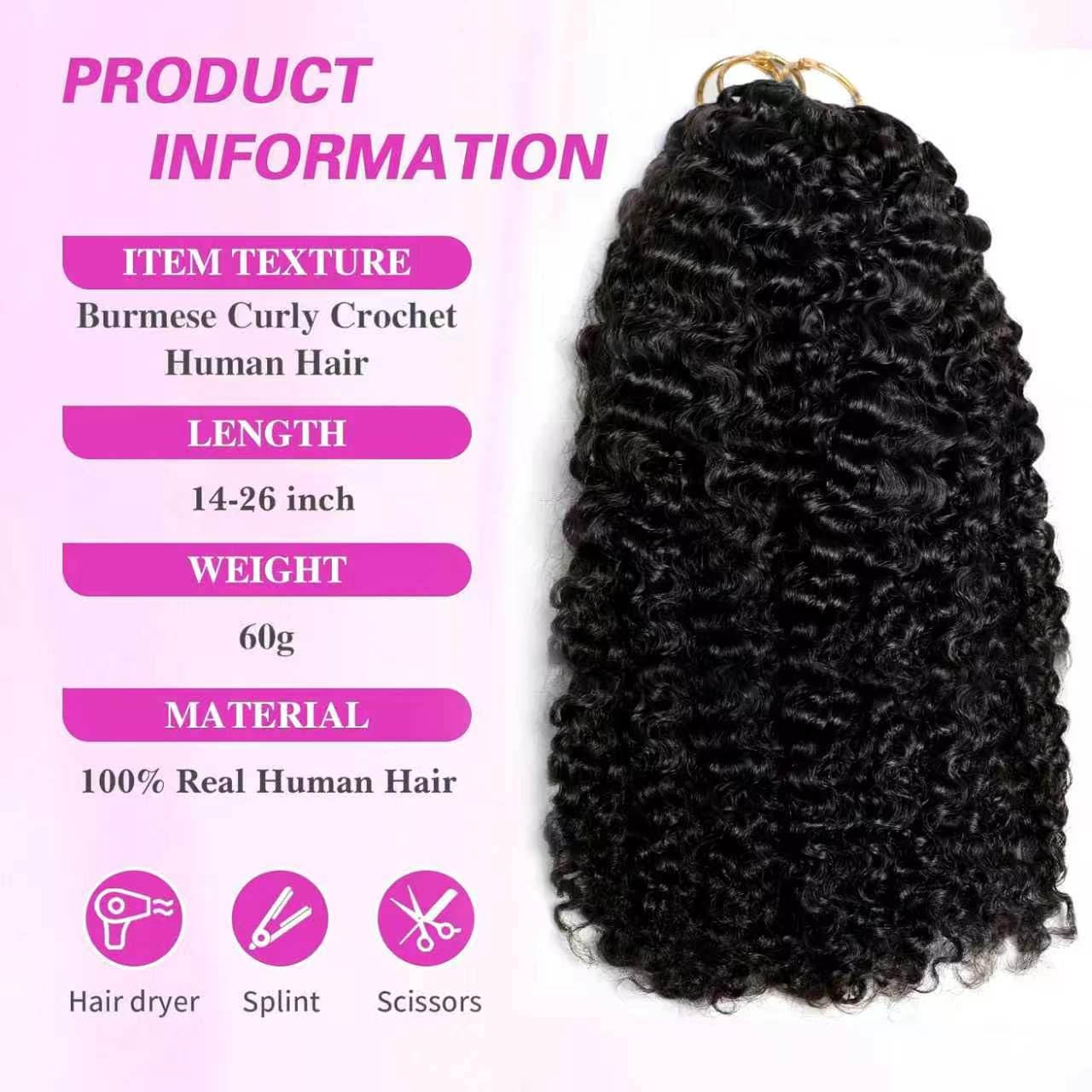 Feather Crochet Human Hair 30  - Winter Clothing Bundle recension och pris
