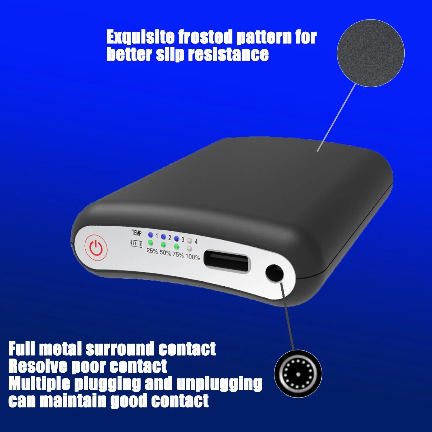 Durable 5000mAh 5V Battery APP - Heated Insole Rechargeable recension och pris