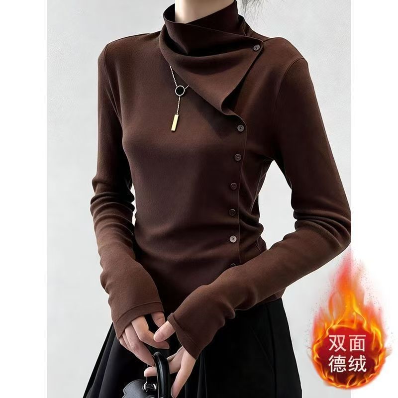 Button Irregular Button Patchw - Winter Clothing Trends For Women recension och pris