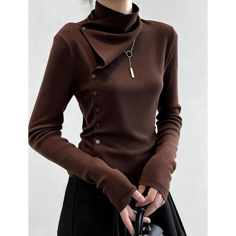Button Irregular Button Patchw - Winter Clothing Trends For Women recension och pris