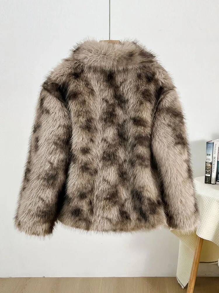 2026 Chic Leopard Print Big Co - Winter Clothing Taiwan recension och pris