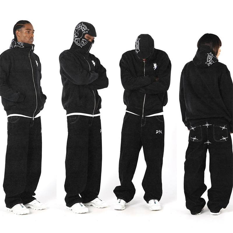 Embroidery Graphic Streetwear  - Winter Clothing Website recension och pris