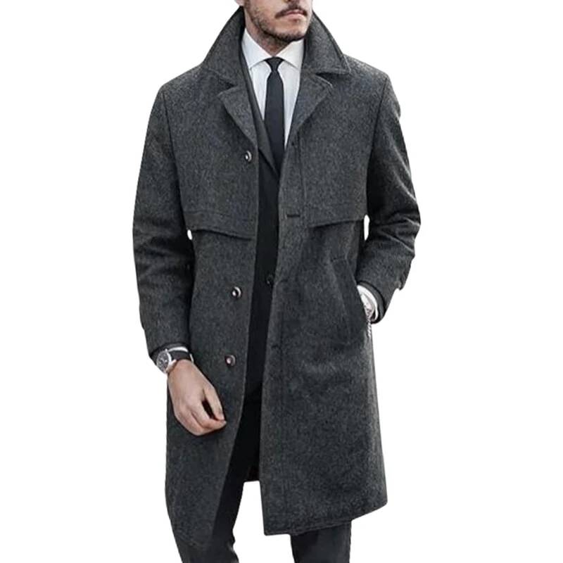 Men's Lapel Coat Office Street - Winter Clothing Taiwan recension och pris
